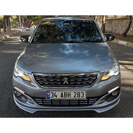 Sts Oto Aksesuar Peugeot 301 2012-2019 Batman Yarasa Ayna Kapağı Piano Black Abs Plastik