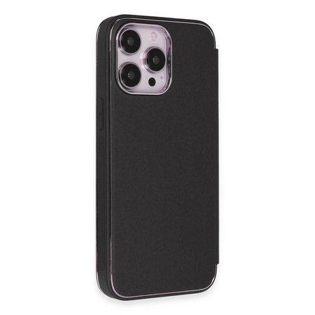 Apple Uyumlu İphone Pro Kılıf Dolpin Kapaklı - Siyah