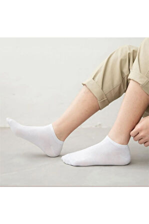 Unisex Yazlık Patik Çorap 5 'li Extra Rahat Siyah