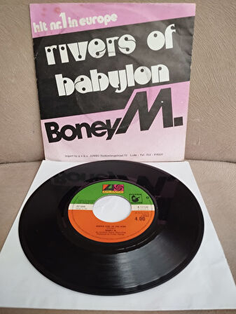 Boney M  – Rivers Of Babylon  - 1978  İngiltere Basım 45lik Plak