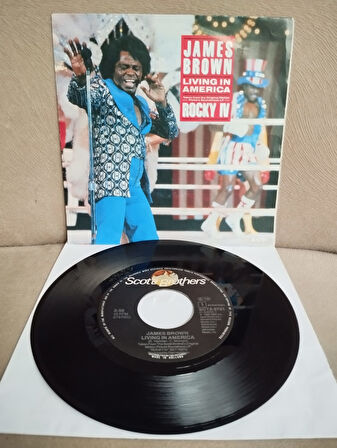 James Brown / Vince DiCola – Living In America / Farewell  - 1986 Hollanda Basım 45lik Plak