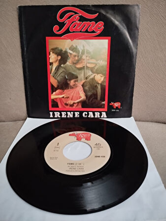 IRENE CARA - FAME  - 1980 AVRUPA BASIM 45 LİK PLAK