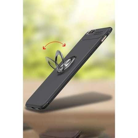 Apple İphone 6 Kılıf Range Yüzüklü Silikon - Kırmızı