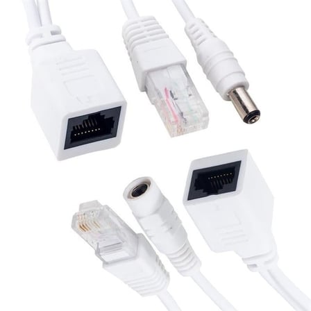 Poe IP Kamera Kablosu Dişi Power Uç Aktif Splitter