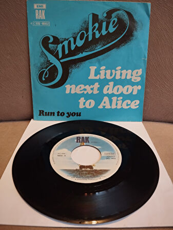 SMOKIE  – Living Next Door To Alice - 1976 İngiltere Basım 45lik Plak