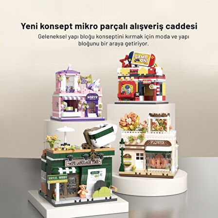 Balody Mini Cadde Serisi – Oyun Salonu (BL16357) – Mikro Blok Yapı Oyuncakları Seti