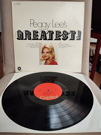 Peggy Lee – Peggy Lee’s Greatest! -  Almanya Basım 33 lük Plak - Lp Albüm