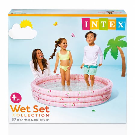 Intex 58432 Limon Desenli 3 Bölme Havuz 147 cm