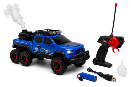 Kumandalı 6 Tekerlekli Dumanlı Off-Road Araç – Mavi