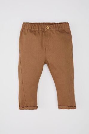 DeFacto Erkek Bebek 2'li Takım Dik Yaka Fermuarlı Sweatshirt Beli Lastikli Alt A8288A524WNBG710