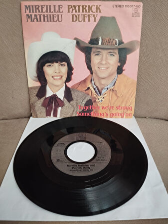 Mireille Mathieu, Patrick Duffy – Together We’re Strong  - 1983 Almanya Basım 45 lik Plak