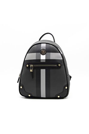 Silver Polo  Kadın  1063-39611 SIRT ÇANTASI M129 SİYAH-MAT SİYAH