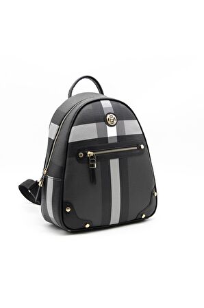 Silver Polo  Kadın  1063-39611 SIRT ÇANTASI M129 SİYAH-MAT SİYAH