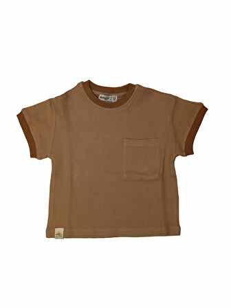 SCE-1438 SERBEND KIDS CEPLİ OVERSİZE ERKEK ÇOCUK TİŞÖRT