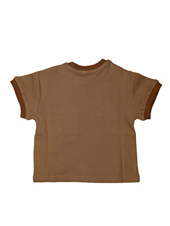 SCE-1438 SERBEND KIDS CEPLİ OVERSİZE ERKEK ÇOCUK TİŞÖRT