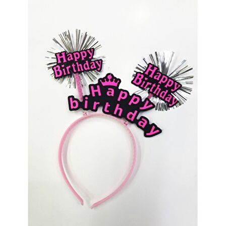 Periboia Happy Birthday Neon Renk Doğum Günü Tacı 12 Adet