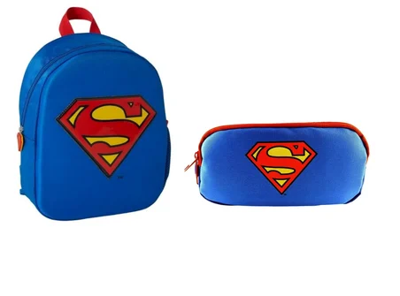 Superman Anaokulu Çantası Ve Kalem Kutusu