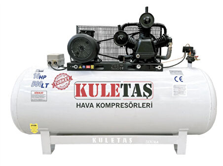 Kuletaş 500 Litre 12 Bar 10 HP Hava Kompresörü