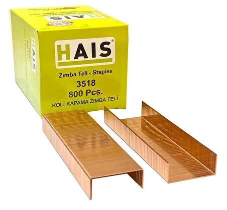 Hais 3518 Havalı Koli Kapama Zımba Teli(Koli 45 Paket)