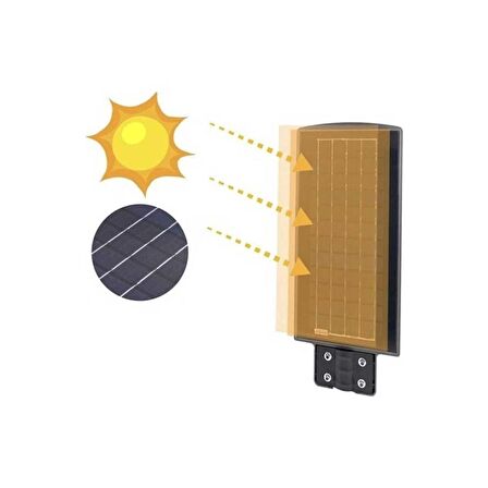 Cata CT-4641 250W 6400K Beyaz Solar Sokak Armatürü