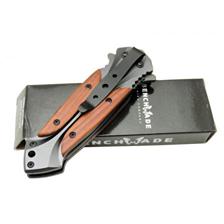 20 Cm Benchmade DA27 Ahşap Saplı Outdoor Çakı