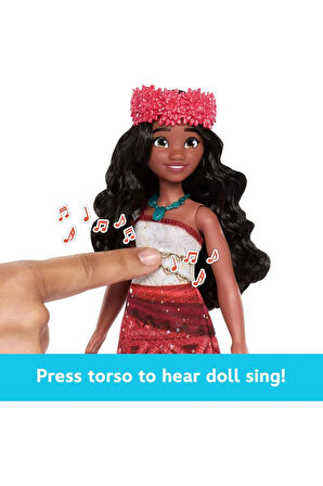 Prenses Moana 2 Şarkı Söyleyen Moana Aksesuarlı Prenses Moana Bebek JBT37