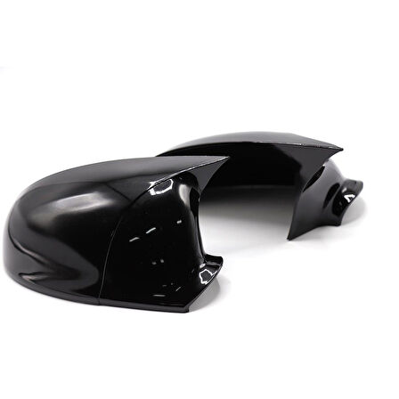 Mercedes W213 2017+ Uyumlu Piano Black Batman Yarasa Ayna Kapağı