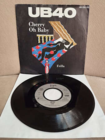 UB40 – Cherry Oh Baby  - 1984 Almanya  Basım 45 LİK PLAK - 2. El