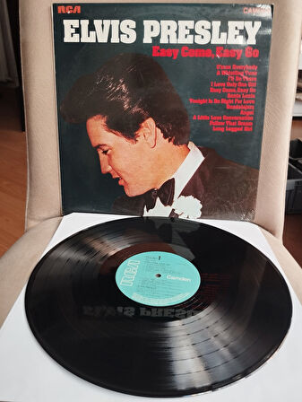 Elvis Presley –  Easy Come, Easy Go - 1975  İngiltere Basım 33 Lük LP Albüm Plak - 2. El