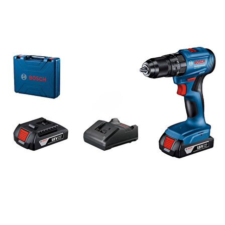 Bosch Professional Gsb 185-Lı  Çift Akülü Çantalı Darbeli Delme/Vidalama Makinesi 2X2.0Ah-06019K3100