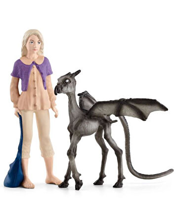 Schleich Harry Potter Büyücülük Dünyası Mini Figür Luna ve Baby Thestral 42636