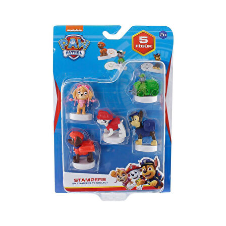 PMI PAW5040 Paw Patrol Stampers 5'li Figür Seti -Necotoys