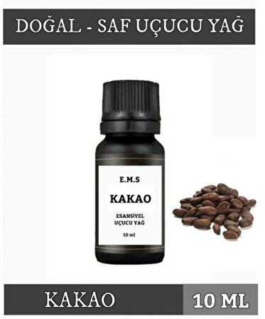 KAKAO Uçucu Yağ Buhurdanlık Esansı Oda Kokusu DİFÜZÖR Uçucu Esansiyel Yağ Buhur Yağı 10 ML KAKAO YAĞI.