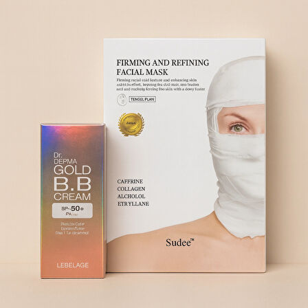 Sıkılaştırıcı Yüz Maskesi + Altın BB Krem SPF 50+