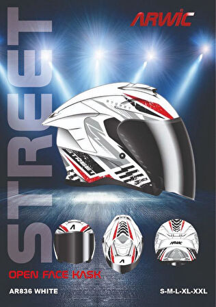 ARWİC KASK AR836 WHITE