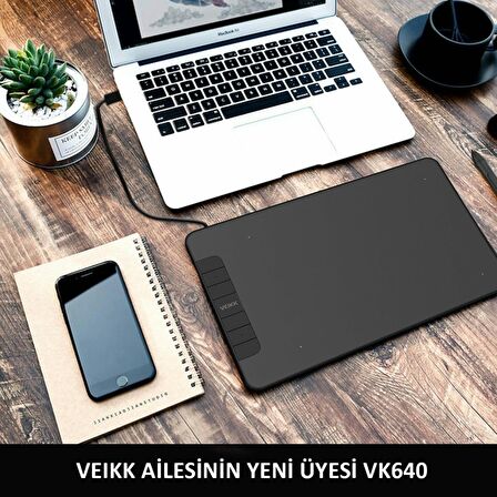 Veikk VK640 6.4 inç Grafik Tablet