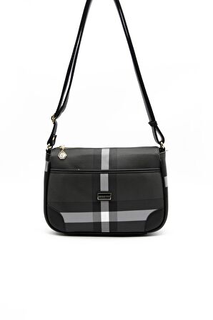 Silver Polo  Kadın Çapraz Çanta 1060-39745 ÇAPRAZ Kadın ÇANTASI MK129 SİYAH-MAT SİYAH