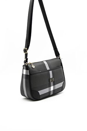 Silver Polo  Kadın Çapraz Çanta 1060-39745 ÇAPRAZ Kadın ÇANTASI MK129 SİYAH-MAT SİYAH