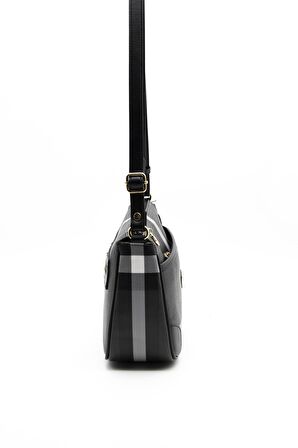 Silver Polo  Kadın Çapraz Çanta 1060-39745 ÇAPRAZ Kadın ÇANTASI MK129 SİYAH-MAT SİYAH