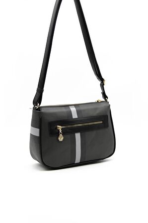 Silver Polo  Kadın Çapraz Çanta 1060-39745 ÇAPRAZ Kadın ÇANTASI MK129 SİYAH-MAT SİYAH