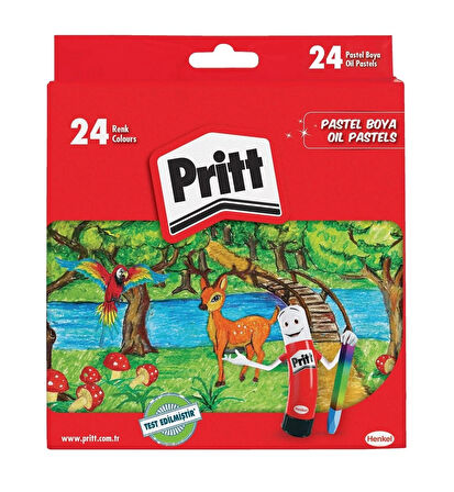 PRİTT 24 RENK PASTEL BOYA