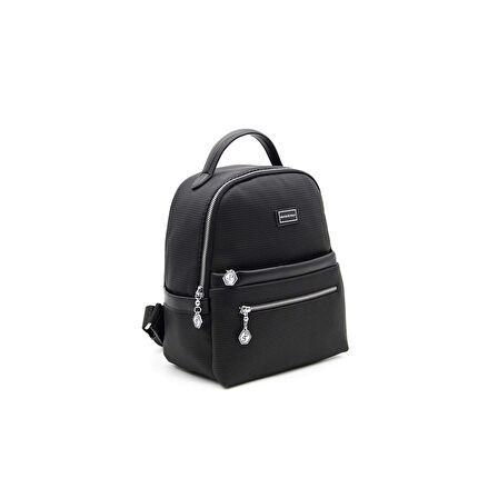 Silver Polo  Kadın  1061-39770 SILVER POLO SIRT ÇANTASI M86 SİYAH-MAT SİYAH