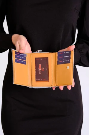 kadin cuzdan kartlik fermuarli cuzdan Vizon Kum Tas Camel Taba Just Polo 1002-01