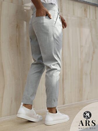 ARS MAGİC BOX YENİ SEZON PAMUK BAGGY ÇİFT PİLELİ RAHAT KESİM VE METAL TOKALI STANDART BOY PANTALON