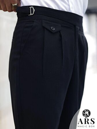ARS MAGİC BOX YENİ SEZON PAMUK BAGGY ÇİFT PİLELİ RAHAT KESİM VE METAL TOKALI STANDART BOY PANTALON
