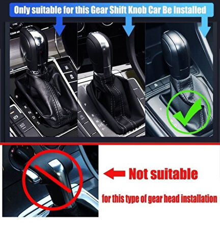 Vw Scirocco uyumlu dsg ışıklı vites topuzu seti