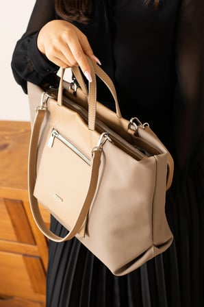 El Cantasi KADIN OMUZ VE EL CANTASI YENI SEZON EBAT 27X42 CM Bej Just Polo JPM6044R