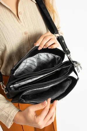 kadin omuz cantasi capraz askili canta gunluk canta Kadin Omuz&postaci Cantasi Polo Kumas Siyahsiyah Just Polo JPM6006S