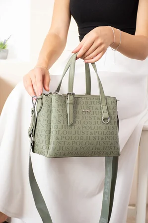 El Cantasi KADIN EL VE OMUZ CANTASI YENI SEZON EBAT: BOY 18 CM EN 25 CM YESIL Just Polo JPM2203