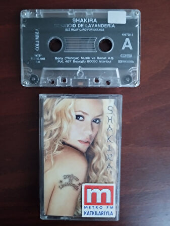 Shakira – Laundry Service  - 2001 Türkiye Basım 2. El Kaset Albüm